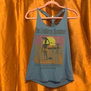 F21 Endless Summer Graphic Racerback Tank